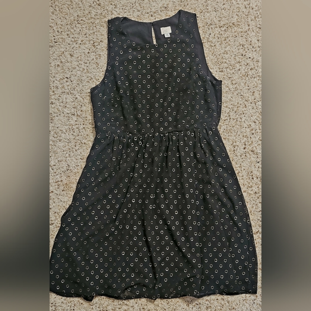 A New Day Black with Gold dress
